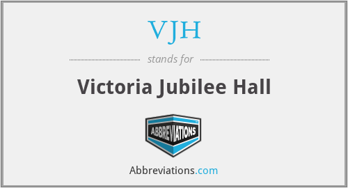 VJH - Victoria Jubilee Hall