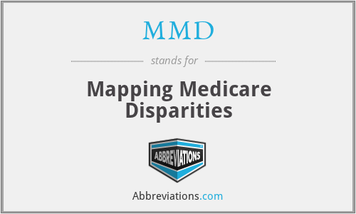 MMD - Mapping Medicare Disparities