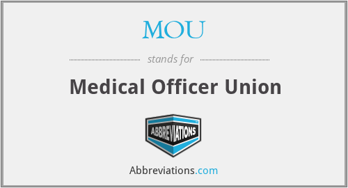 MOU - Medical Officer Union