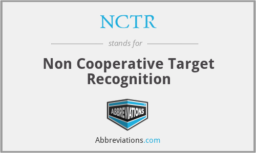 NCTR - Non Cooperative Target Recognition