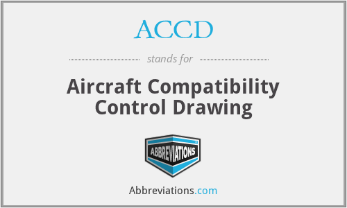 ACCD - Aircraft Compatibility Control Drawing