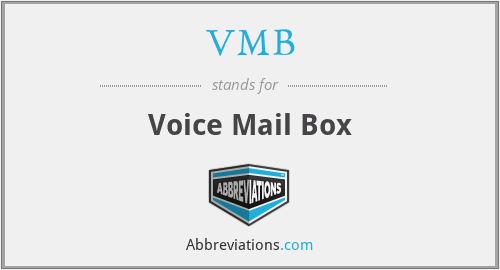 VMB - Voice Mail Box
