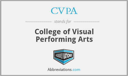 CVPA - College of Visual Performing Arts