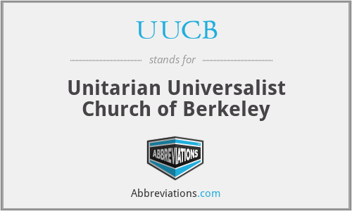 UUCB - Unitarian Universalist Church of Berkeley