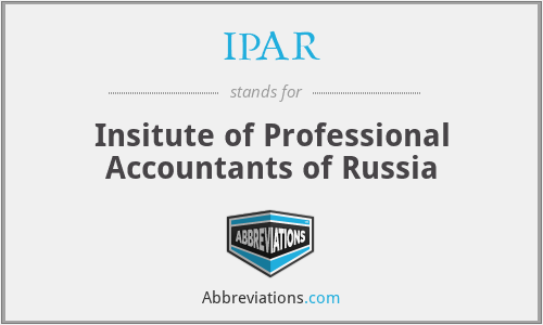 IPAR - Insitute of Professional Accountants of Russia