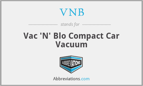 VNB - Vac 'N' Blo Compact Car Vacuum