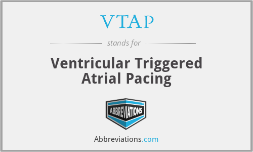 VTAP - Ventricular Triggered Atrial Pacing