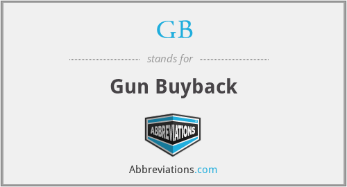 GB - Gun Buyback