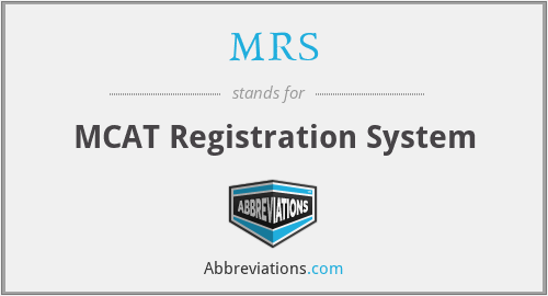 MRS - MCAT Registration System