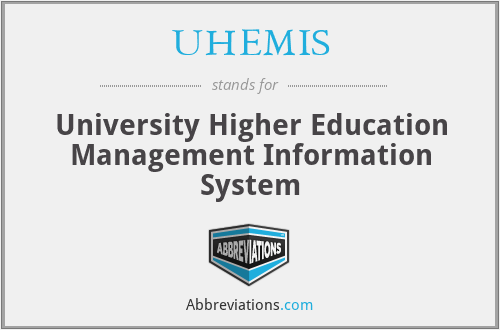 UHEMIS - University Higher Education Management Information System