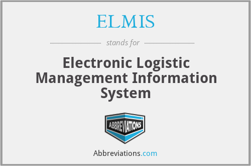 ELMIS - Electronic Logistic Management Information System