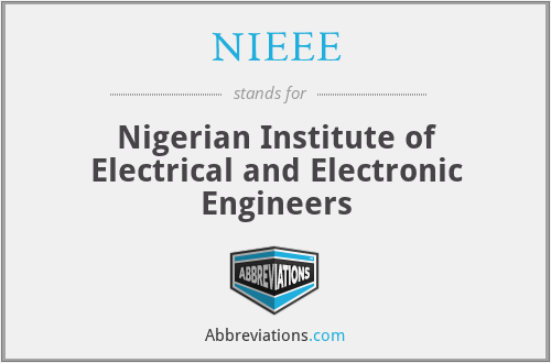NIEEE - Nigerian Institute of Electrical and Electronic Engineers