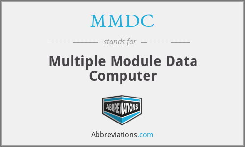 MMDC - Multiple Module Data Computer