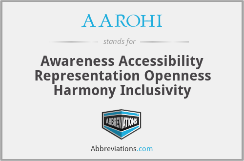 AAROHI - Awareness Accessibility Representation Openness Harmony Inclusivity