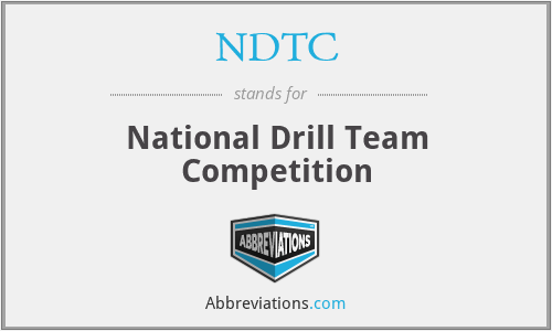 NDTC - National Drill Team Competition