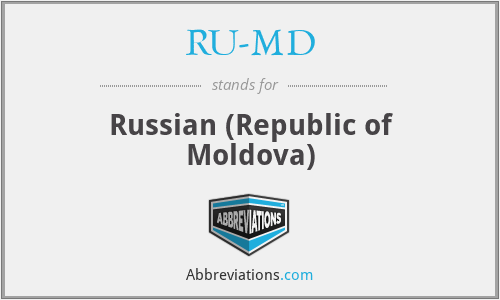 RU-MD - Russian (Republic of Moldova)