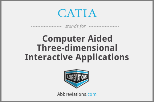 CATIA - Computer Aided Three-dimensional Interactive Applications