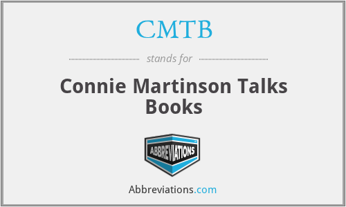 CMTB - Connie Martinson Talks Books