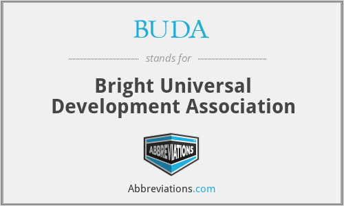 BUDA - Bright Universal Development Association