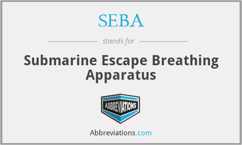SEBA - Submarine Escape Breathing Apparatus