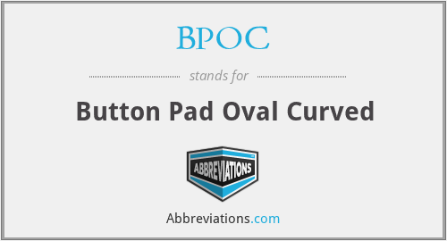 BPOC - Button Pad Oval Curved