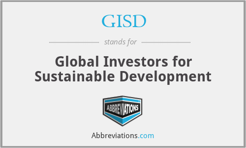 GISD - Global Investors for Sustainable Development