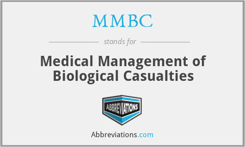 MMBC - Medical Management of Biological Casualties