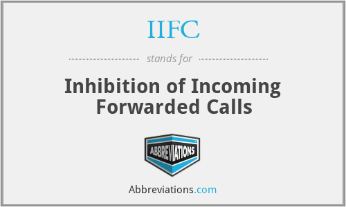 IIFC - Inhibition of Incoming Forwarded Calls
