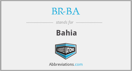 BR-BA - Bahia
