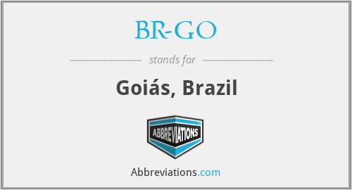 BR-GO - Goiás, Brazil