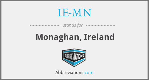 IE-MN - Monaghan, Ireland