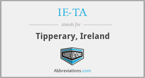 IE-TA - Tipperary, Ireland