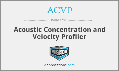 ACVP - Acoustic Concentration and Velocity Profiler