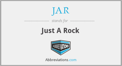 JAR - Just A Rock