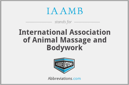 IAAMB - International Association of Animal Massage and Bodywork