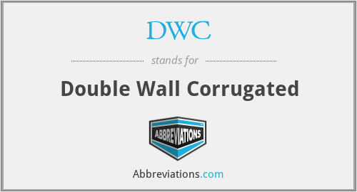DWC - Double Wall Corrugated
