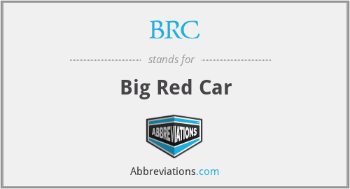 BRC - Big Red Car