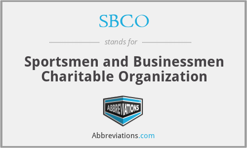 SBCO - Sportsmen and Businessmen Charitable Organization