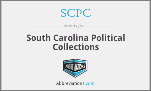 SCPC - South Carolina Political Collections
