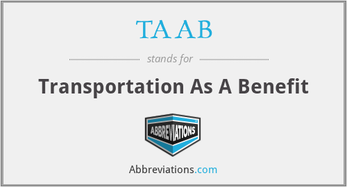 TAAB - Transportation As A Benefit