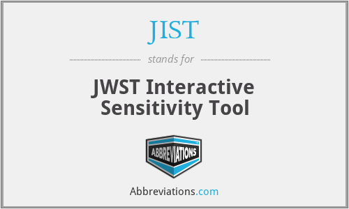JIST - JWST Interactive Sensitivity Tool