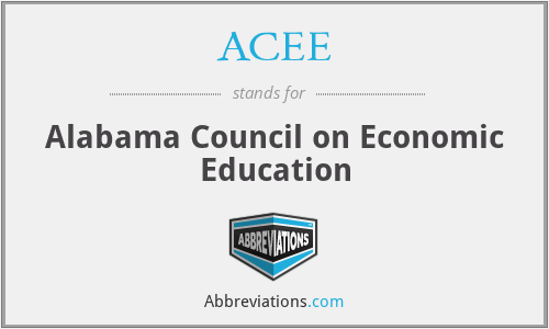 ACEE - Alabama Council on Economic Education