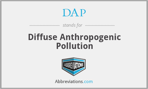 DAP - Diffuse Anthropogenic Pollution