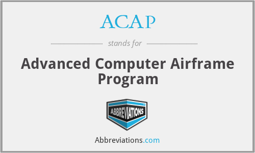 ACAP - Advanced Computer Airframe Program