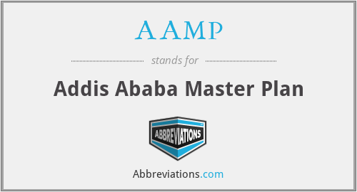 AAMP - Addis Ababa Master Plan