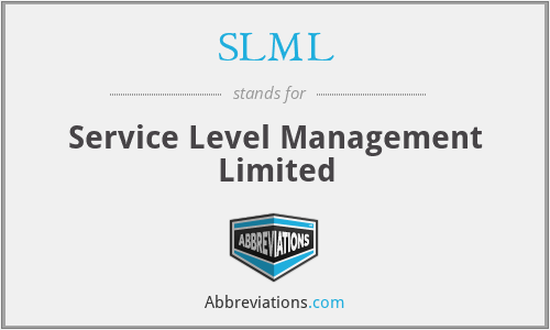 SLML - Service Level Management Limited