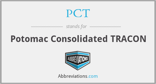 PCT - Potomac Consolidated TRACON