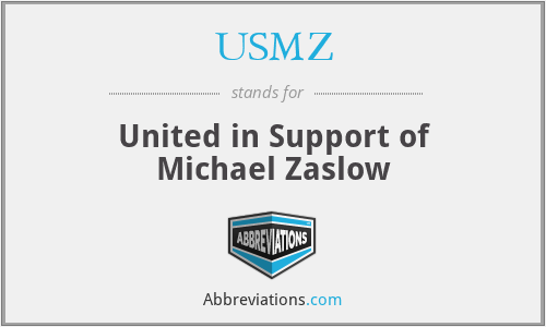 USMZ - United in Support of Michael Zaslow