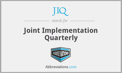 JIQ - Joint Implementation Quarterly