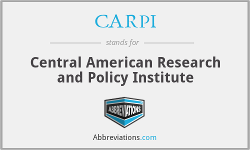 CARPI - Central American Research and Policy Institute